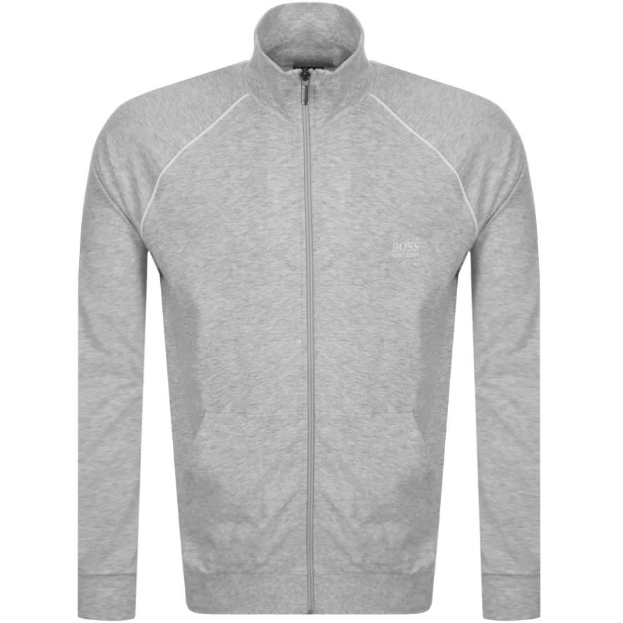 Alternative Image for ProductBOSS Bodywear Lounge Full Zip Sweatshirt Grey1